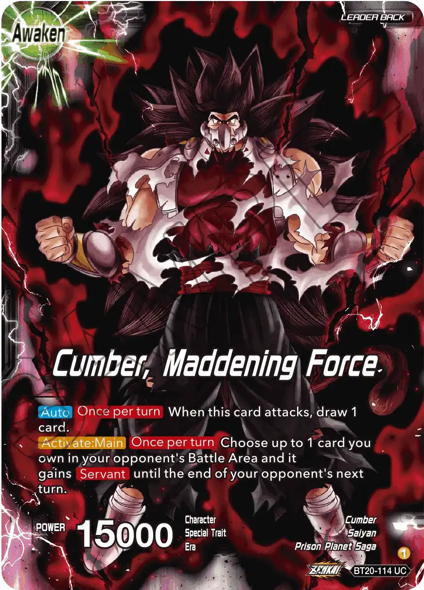 Evil Saiyan // Cumber, Maddening Force