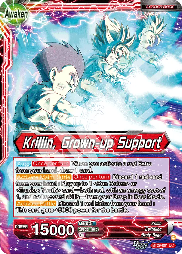 Krillin // Krillin, Grown-Up Support