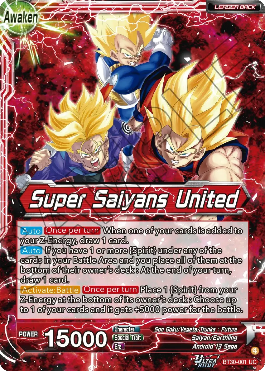 Son Goku, Vegeta, & Trunks