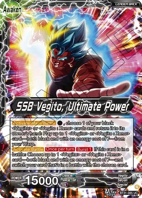 Vegito // SSB Vegito, Ultimate Power
