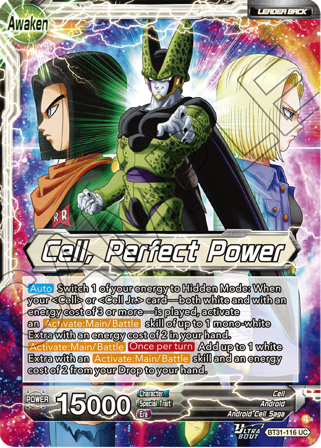 Cell // Cell, Perfect Power