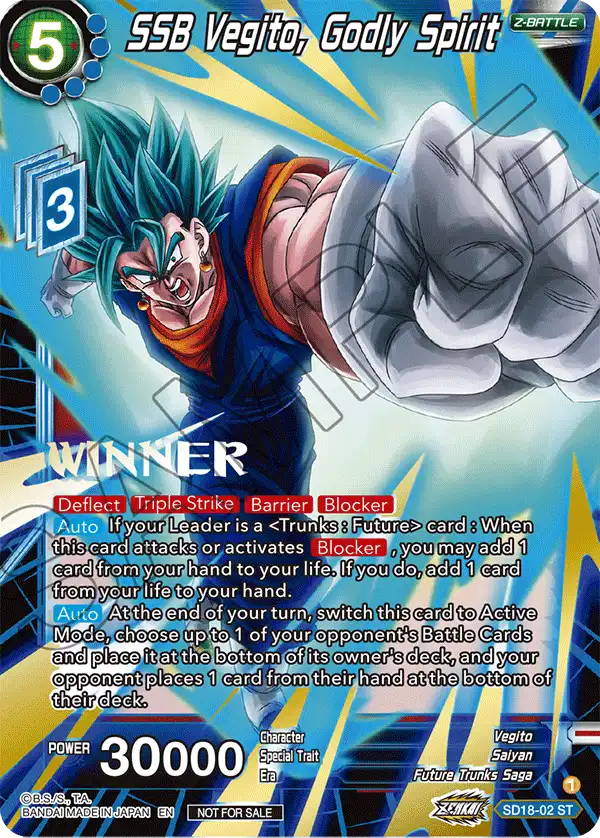 Trunks Vegito - V1 - Deck - Dragon Ball Super Masters | DeckPlanet |  DeckPlanet