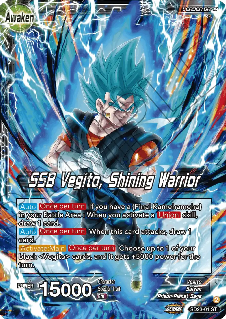 Son Goku & Vegeta // SSB Vegito, Shining Warrior