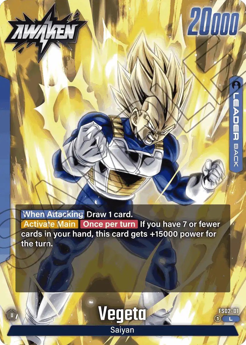 vegeta set2 - Deck - Dragon Ball Super: Fusion World | DeckPlanet